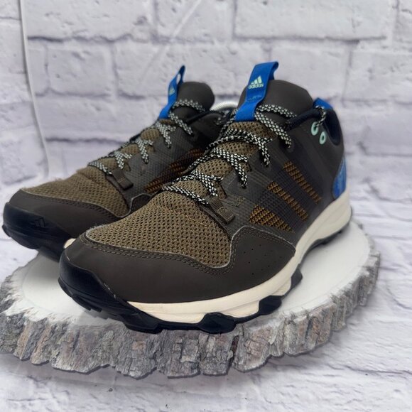 Adidas Mens Kanadia TR 7 B33628 Brown Running Shoes Sneakers Size 10.5 - Picture 8 of 12